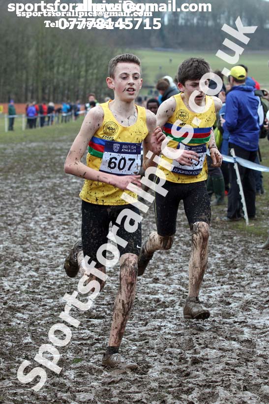 Boys under-13s 2018 British Inter Counties Cross Country Champs., Prestwold Hall, Loughborough. Photo: David T. Hewitson/Sports for All Pics